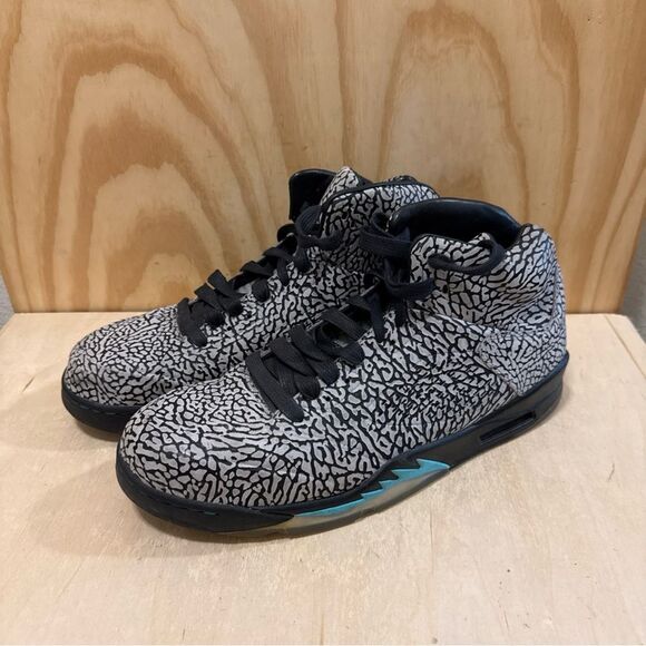 Jordan Other - Michael Jordan 5 Retro 3Lab5 Shoes Size 15 Elephant Skin Print Finish Nike Air
